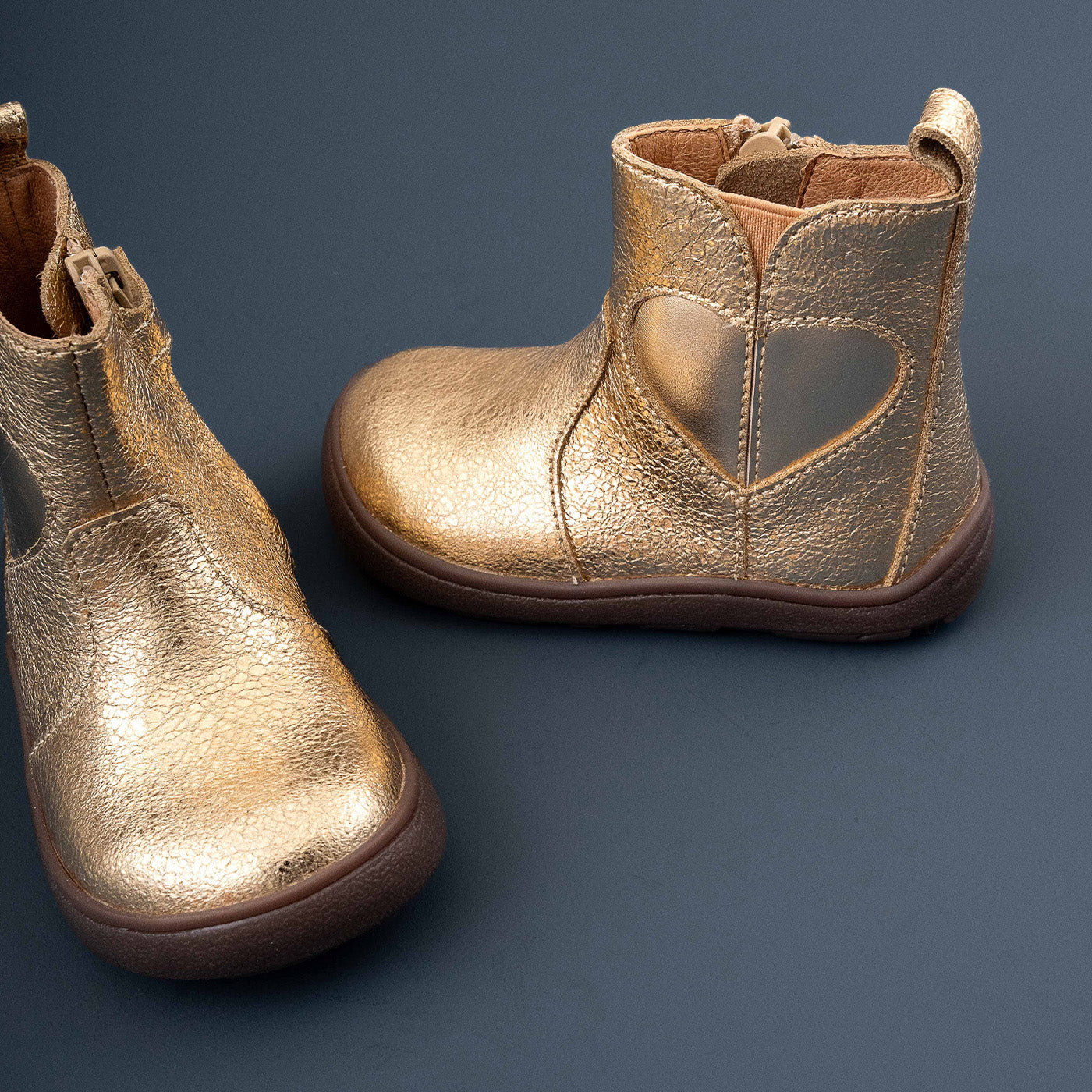 bisgaard-barefoot-runa-barfu-lederstiefel-gold image 5
