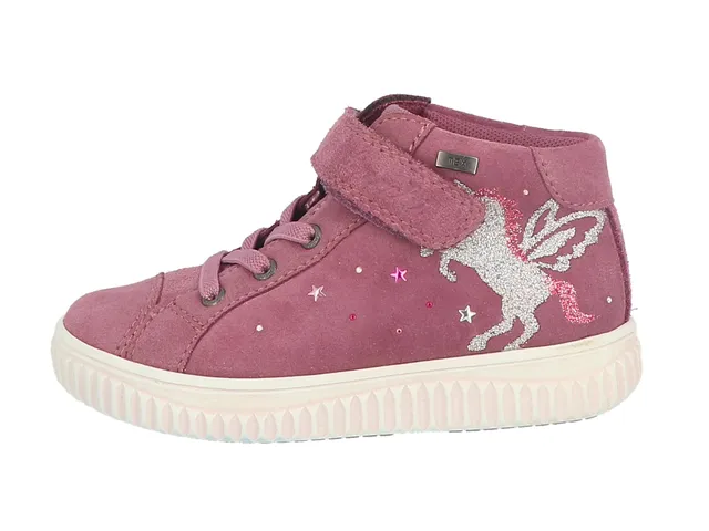 lurchi-leonard-m-dchen-schn-rstiefel-blau-mit-klett-und-glitzer image 1