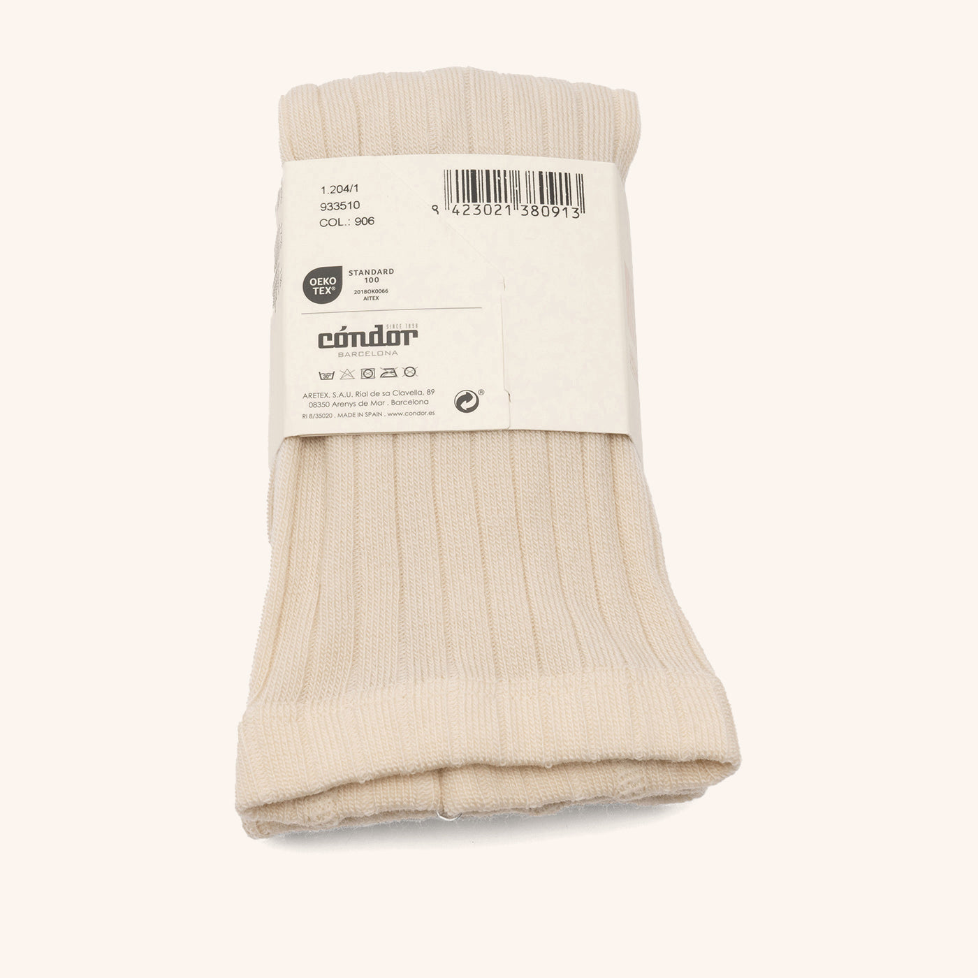 bisgaard-x-c-ndor-merino-rippstrumpfhose-hueso-warme-kinderstrumpfhose-aus-82-wo image 2