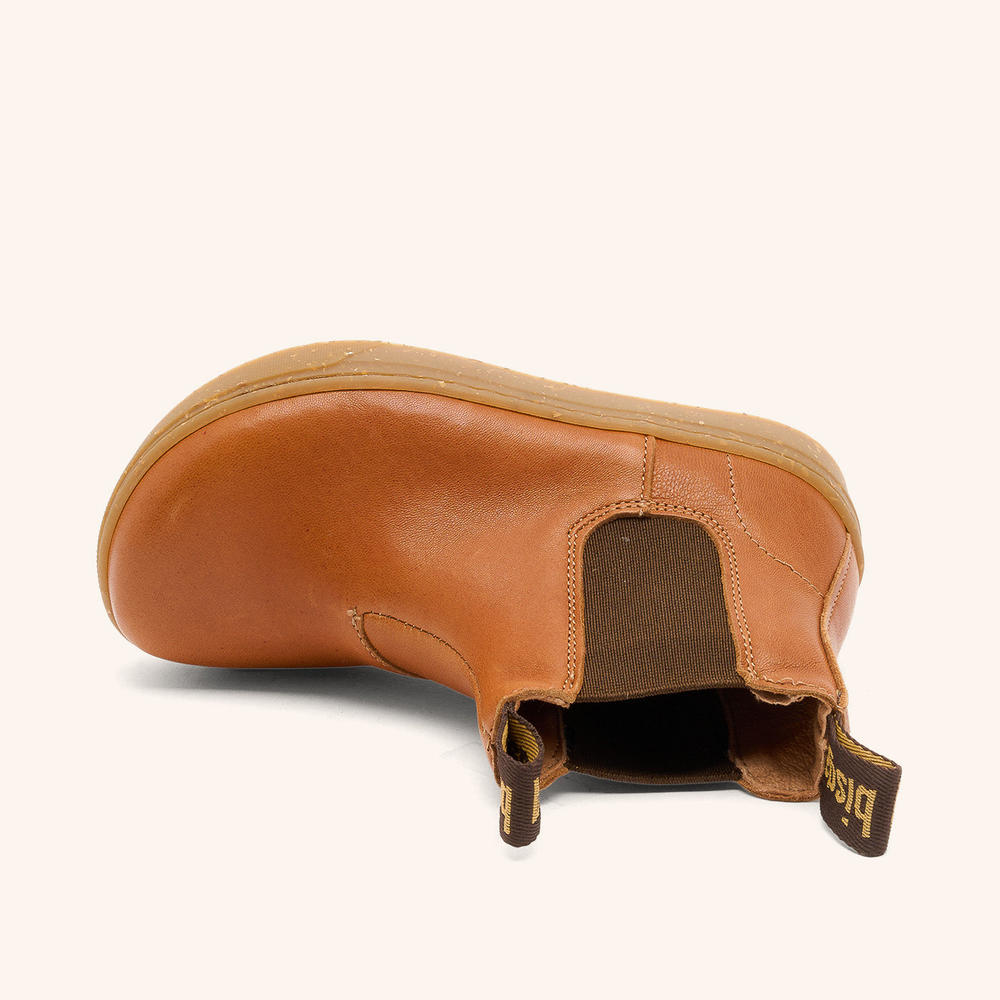 bisgaard-ene-barefoot-chelsea-stiefel-cognac-flexibler-barfu-schuh-f-r-kinder image 3