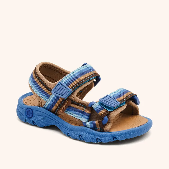 bisgaard-nico-cobalt-mix-sportliche-sandale-mit-neoprenfutter-gr-20-32 image 1