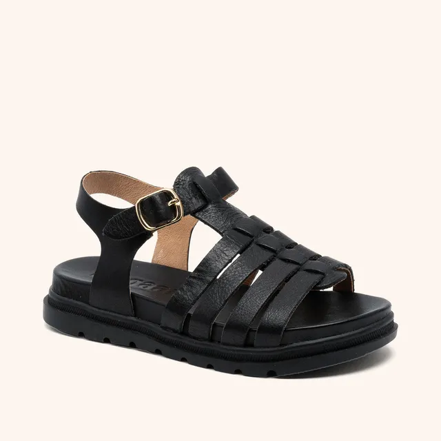bisgaard-bera-ledersandale-black-gr-26-40 image 1