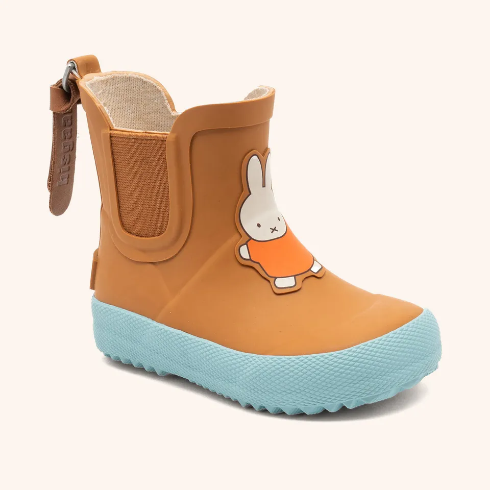 miffy-x-bisgaard-baby-rubber-brown-gummistiefel image 1