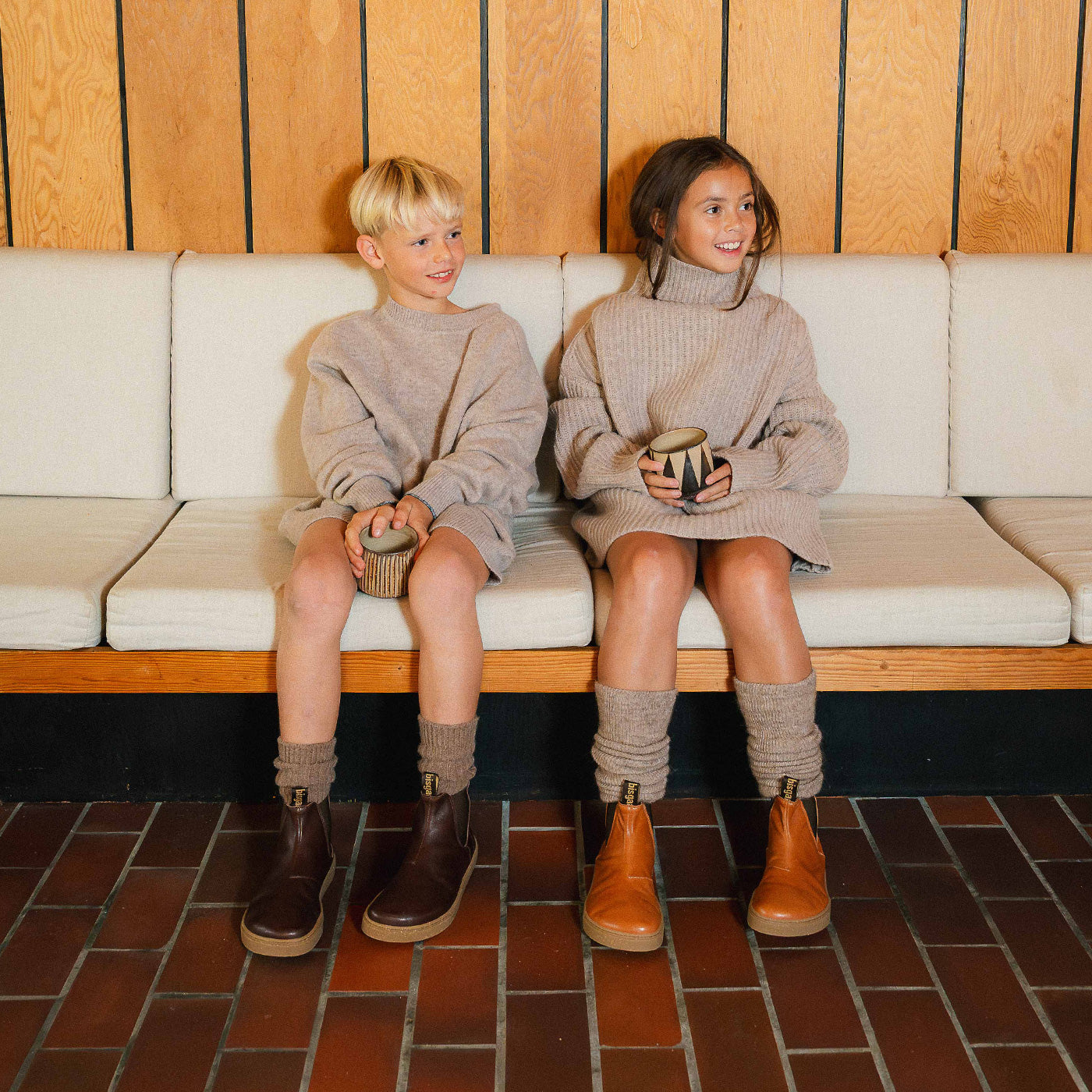 bisgaard-ene-barefoot-chelsea-stiefel-cognac-flexibler-barfu-schuh-f-r-kinder image 5