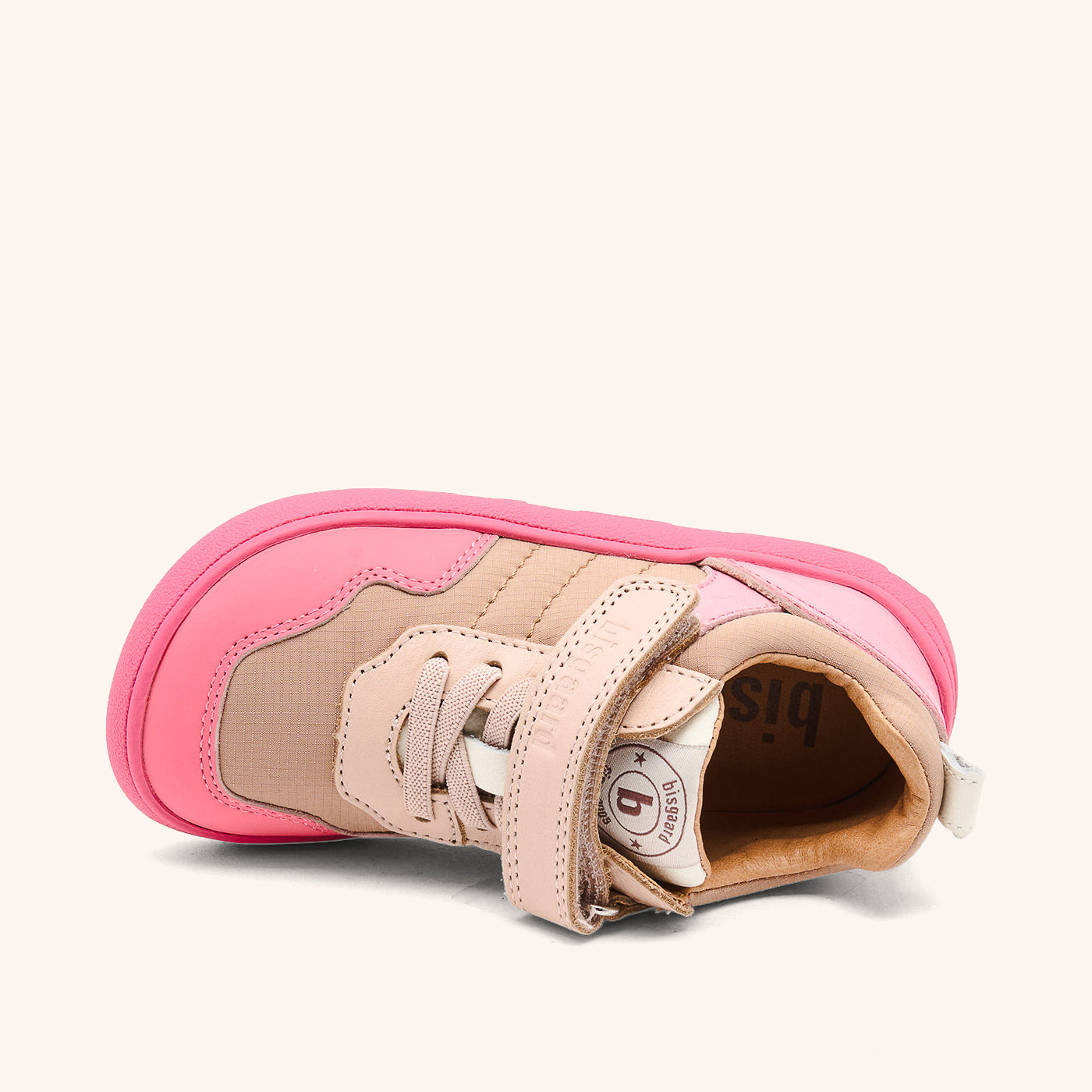 bisgaard-baloo-barfu-sneaker-pink-aus-wildleder-und-leder image 3